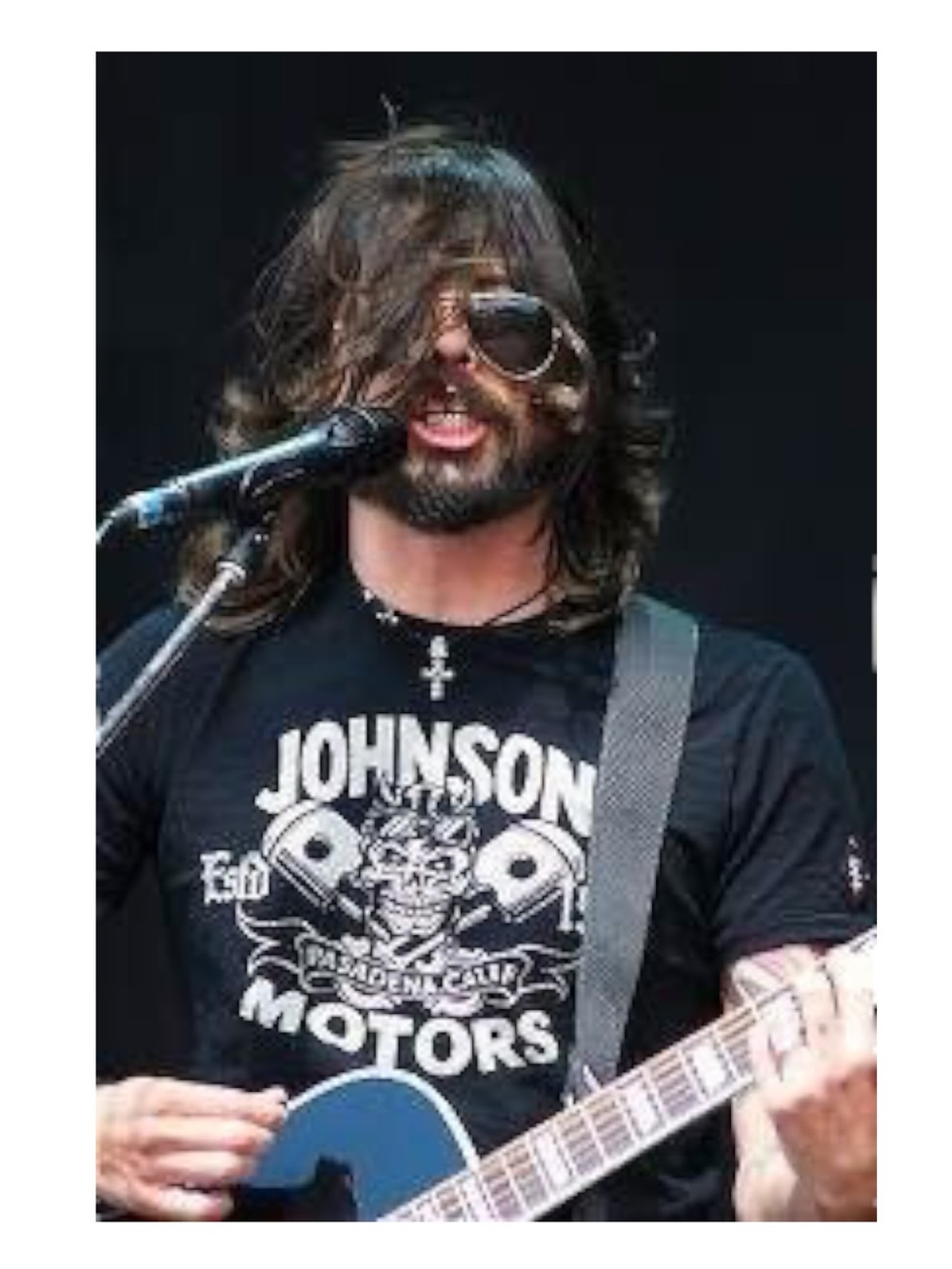 VHTF: new Dave Grohl’s Johnson Motors ✪ Skull and Pistons Tee ✪ Black XXL ✪ Rock